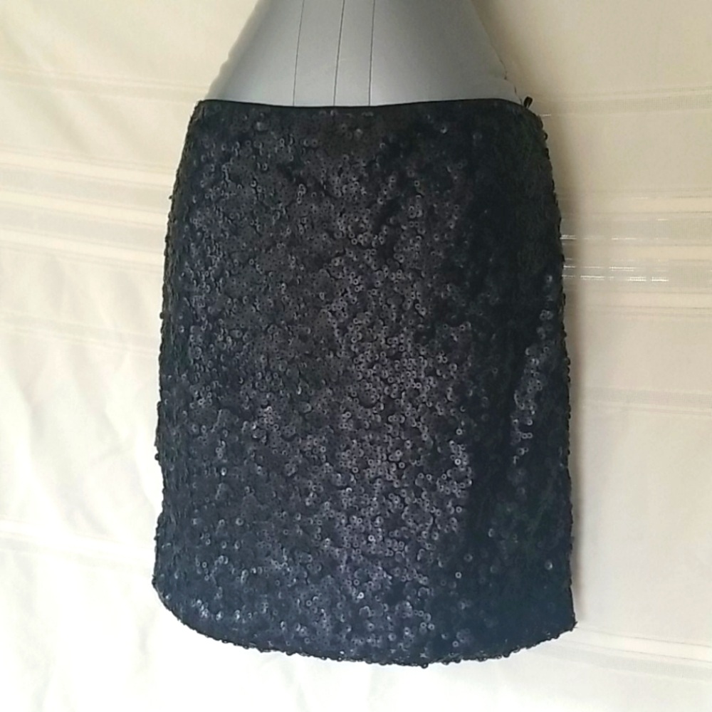 Black H&M Sequin Miniskirt